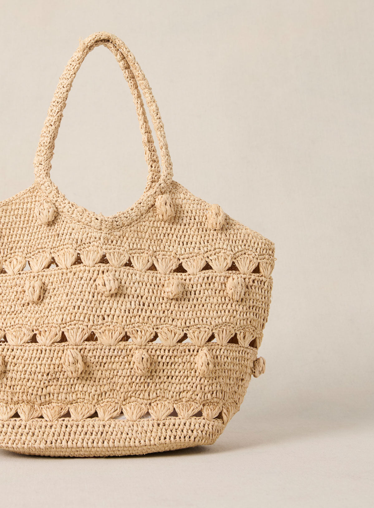 PANIER PETIT SOLEIL Raphia Naturel