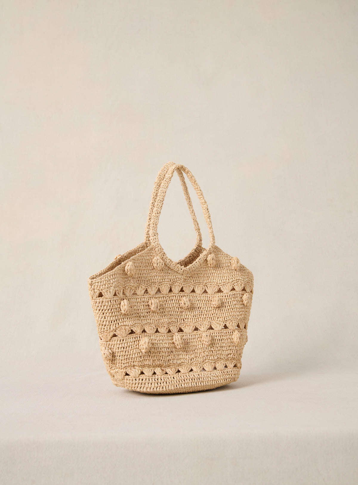 PANIER PETIT SOLEIL Raphia Naturel
