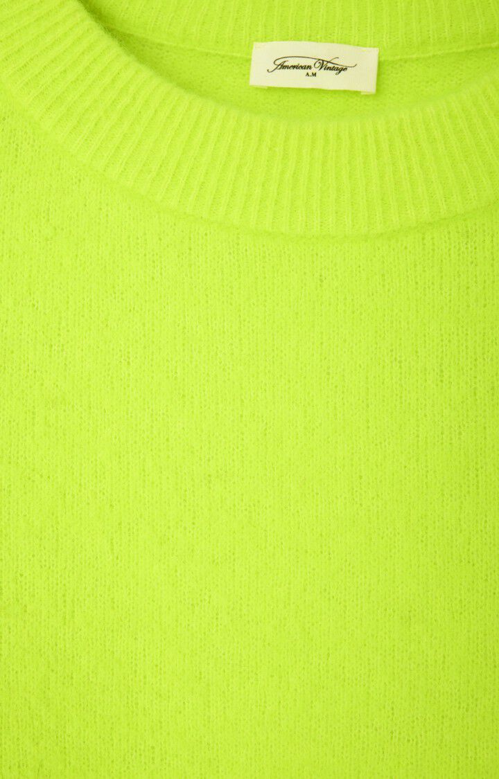 PULL FEMME VITOW JAUNE FLUO CHINE