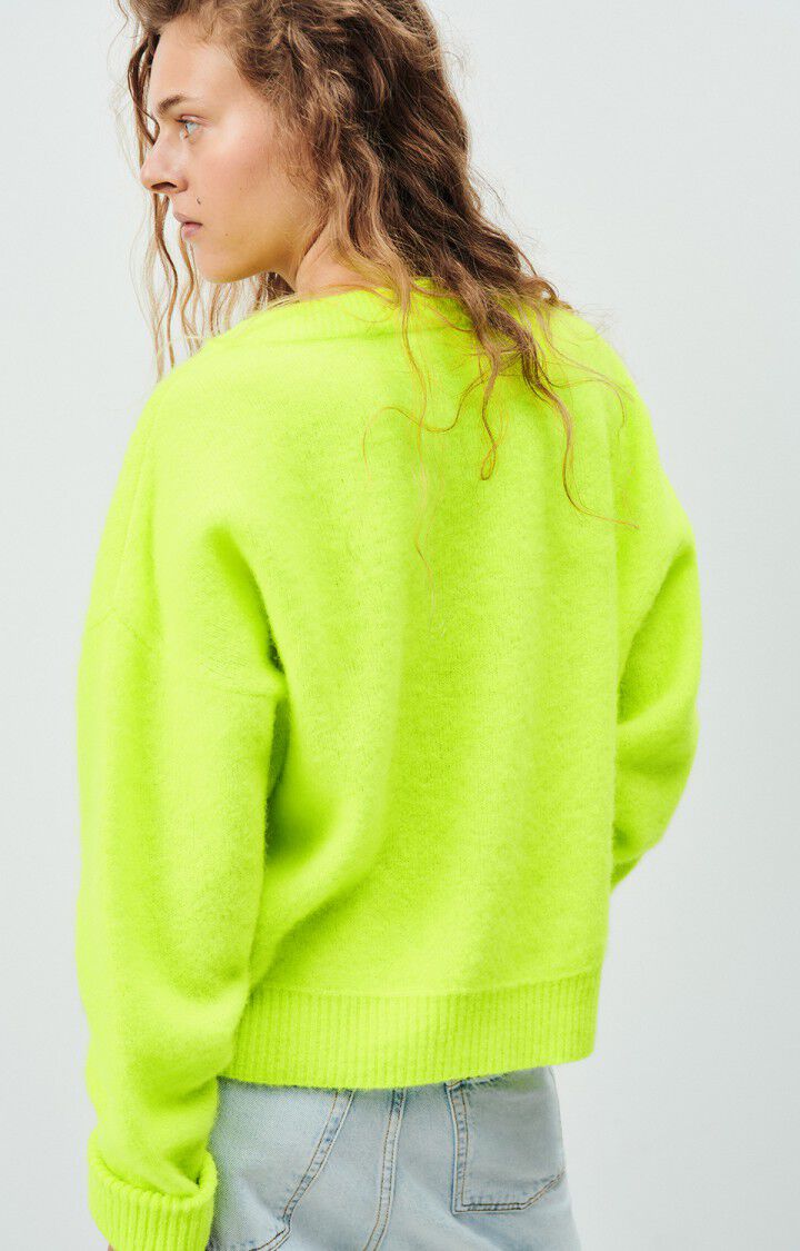 PULL FEMME VITOW JAUNE FLUO CHINE
