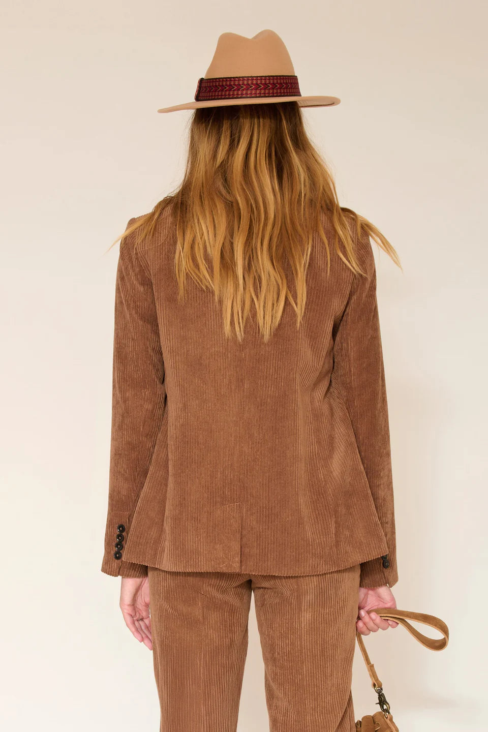 VESTE DE TAILLEUR - VIOLAINE CACAO