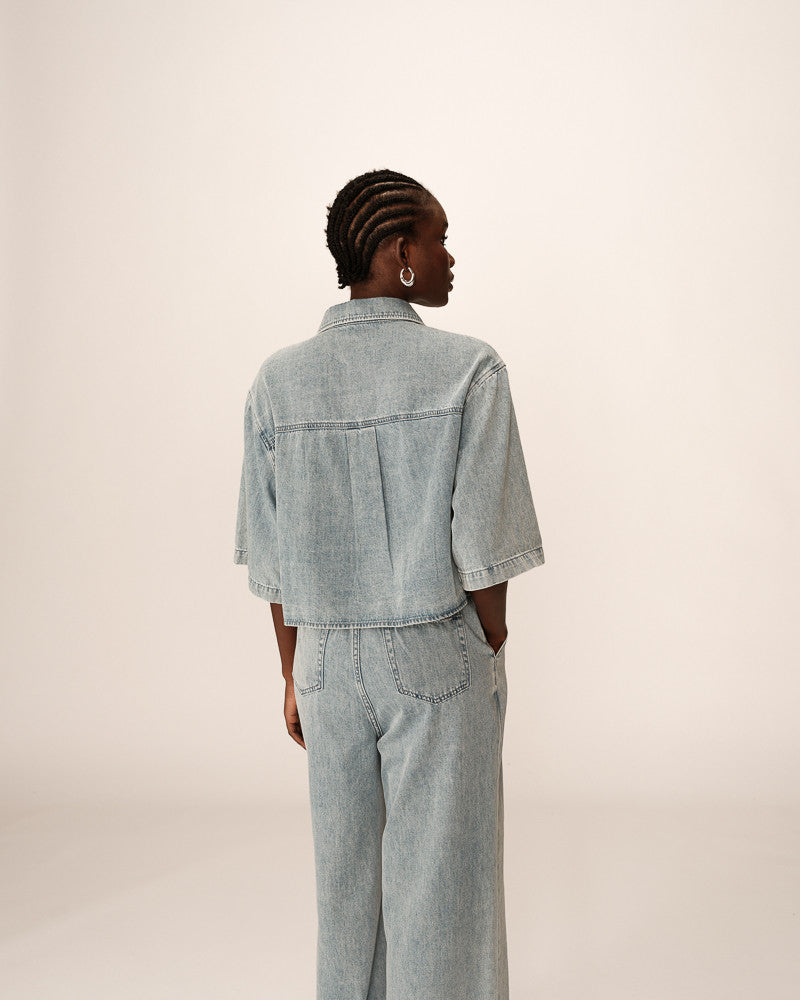 CHEMISE SKY BLUE POMONA