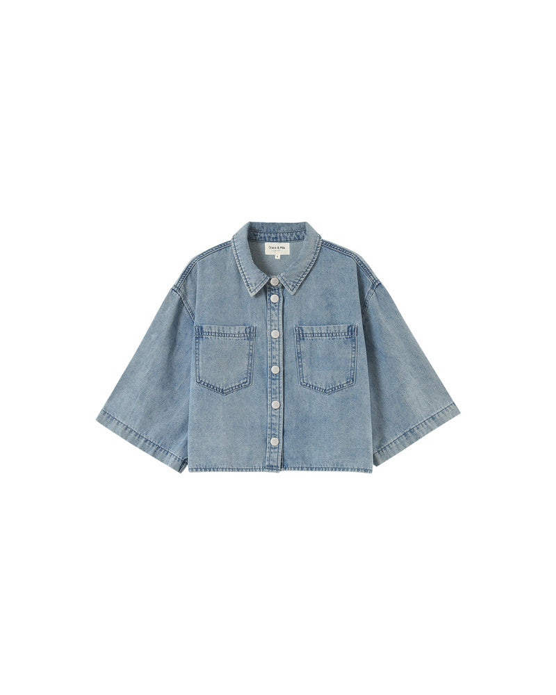 CHEMISE SKY BLUE POMONA