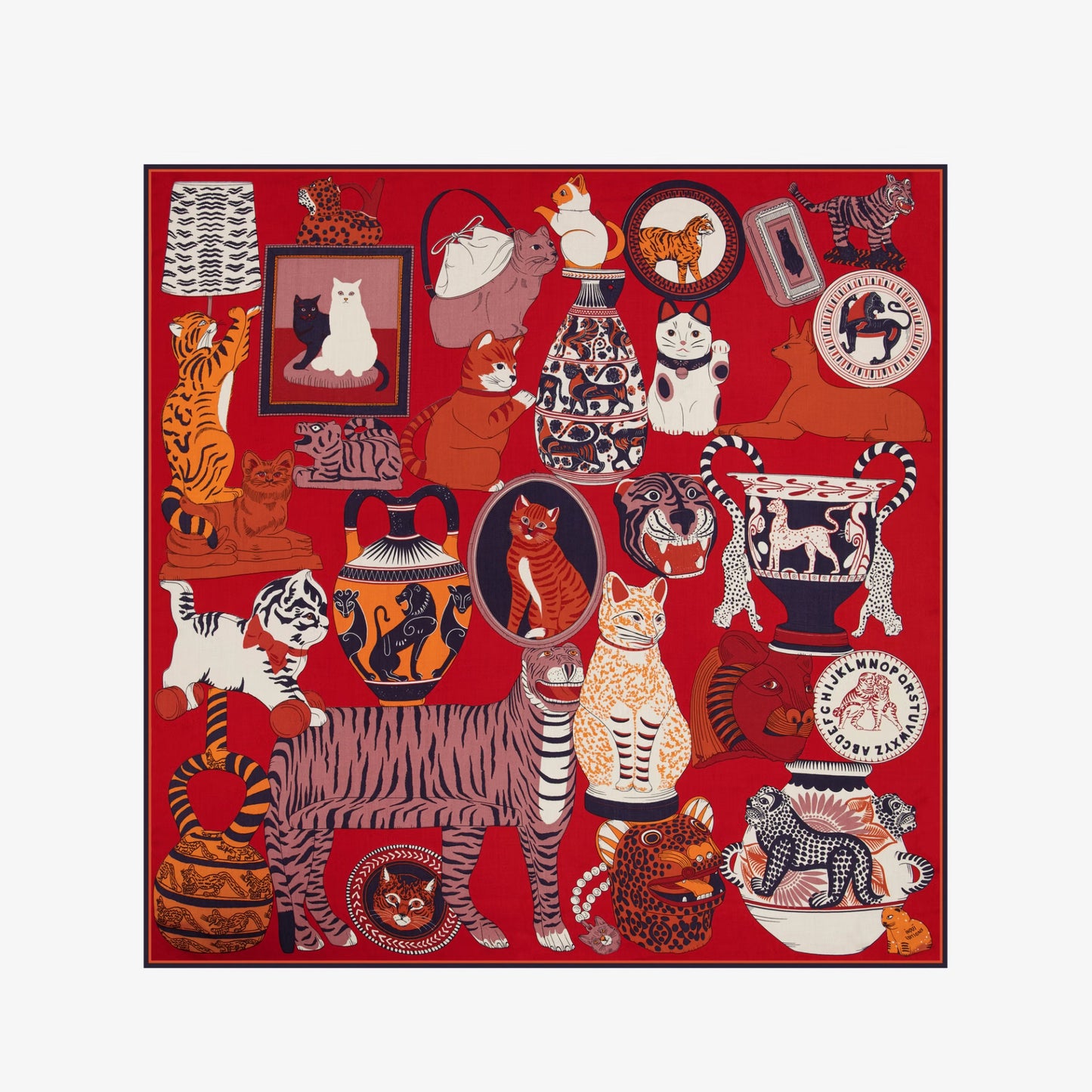 Carré 130 - Collectionneur - Rouge