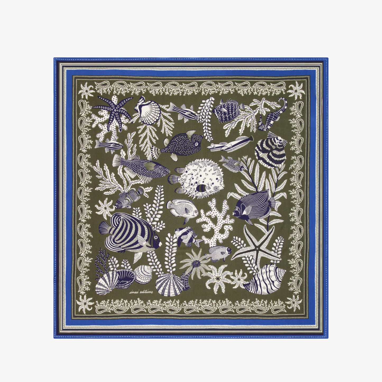 Carré 100 - Neptune - kaki