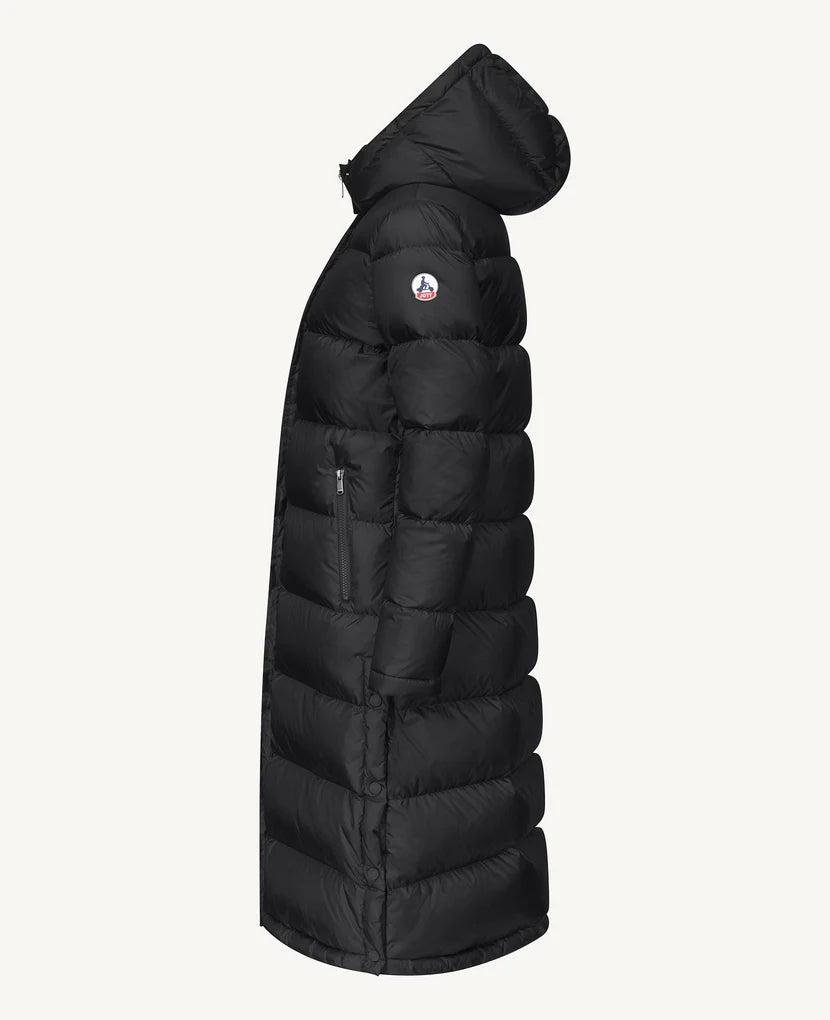 Doudoune longue à capuche Grand Froid Noir Karachi