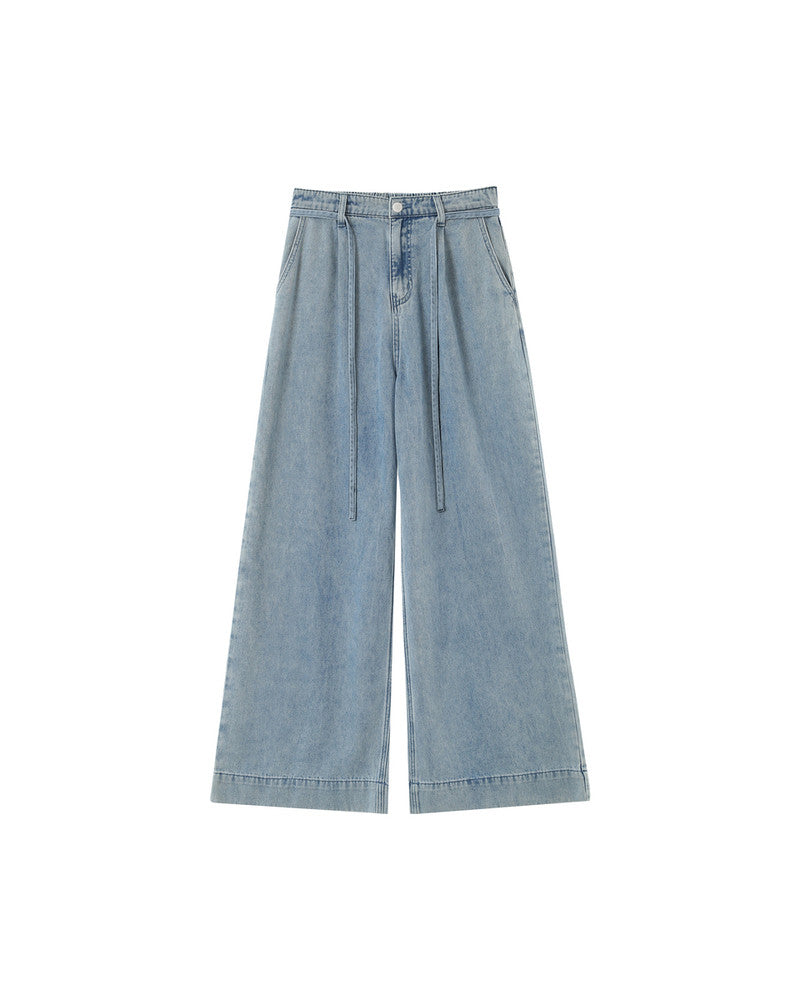 JEAN SKY BLUE POMPON