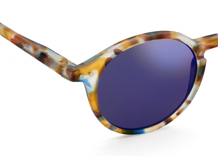 Lunettes #D Blue Tortoise Mirror