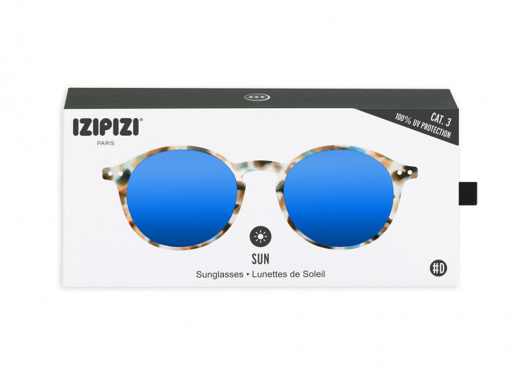 Lunettes #D Blue Tortoise Mirror