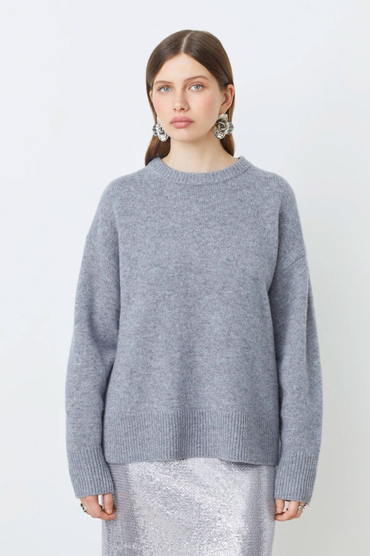 Pull Persan Gris Chiné