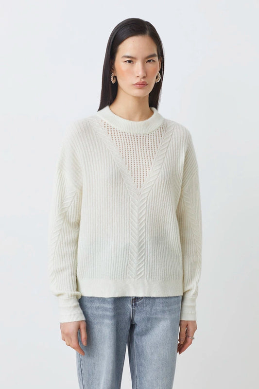 Pull Padamas Blan Cassé