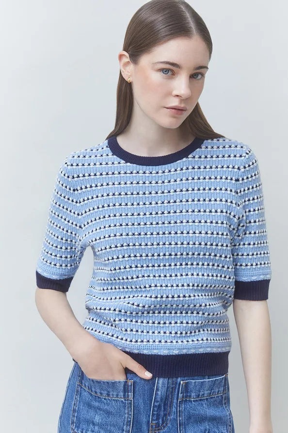 Pull PERLY Bleu Ciel