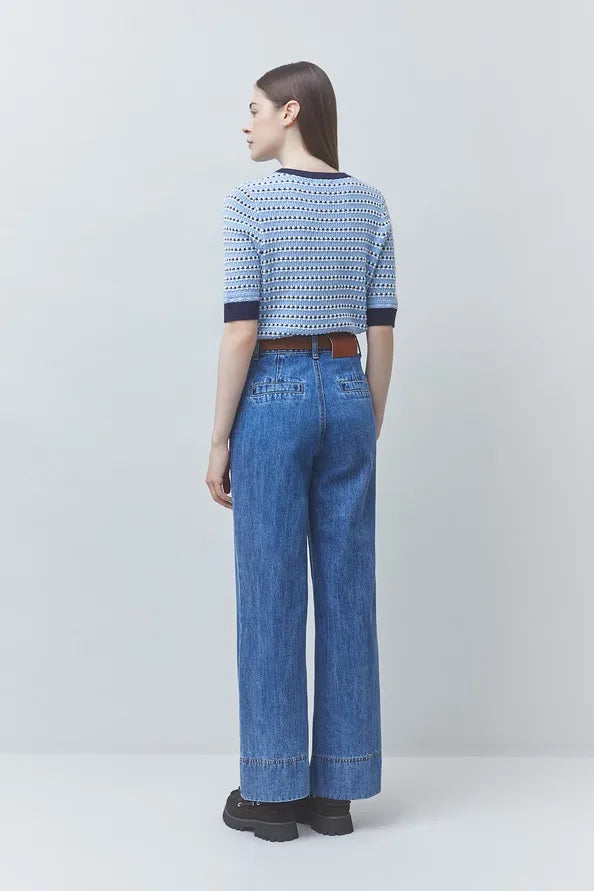 Pull PERLY Bleu Ciel