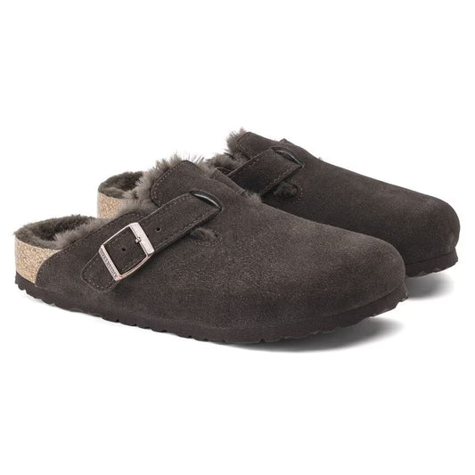 Birkenstock Boston en fourrure d’agneau