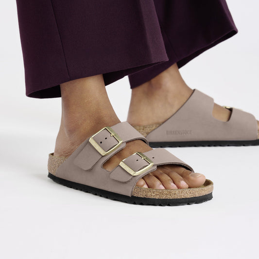 Birkenstock Arizona Cuir nubuck - Faded Purple