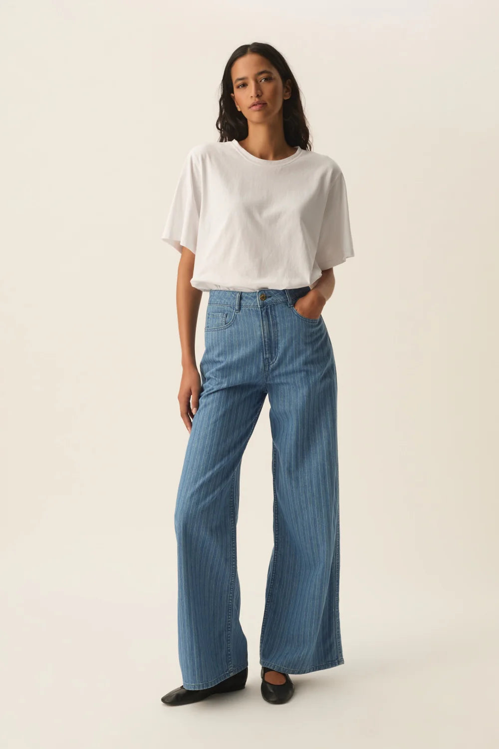 JEAN LISE DENIM RAYE