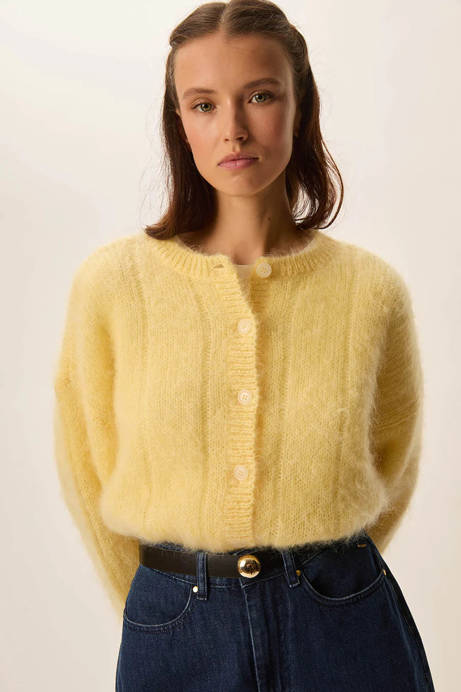 GILET CHOUETTE PAILLE