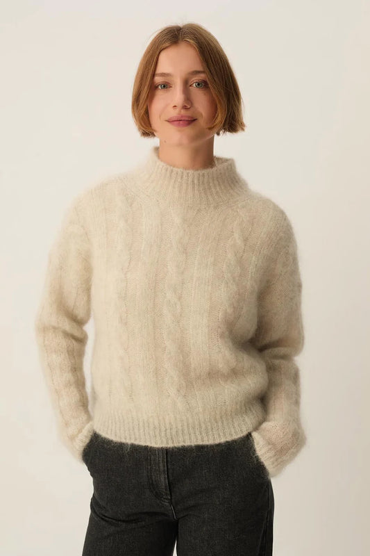 PULL ALONZO GRIS CHINE
