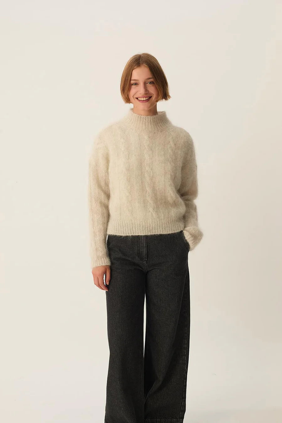 PULL ALONZO GRIS CHINE