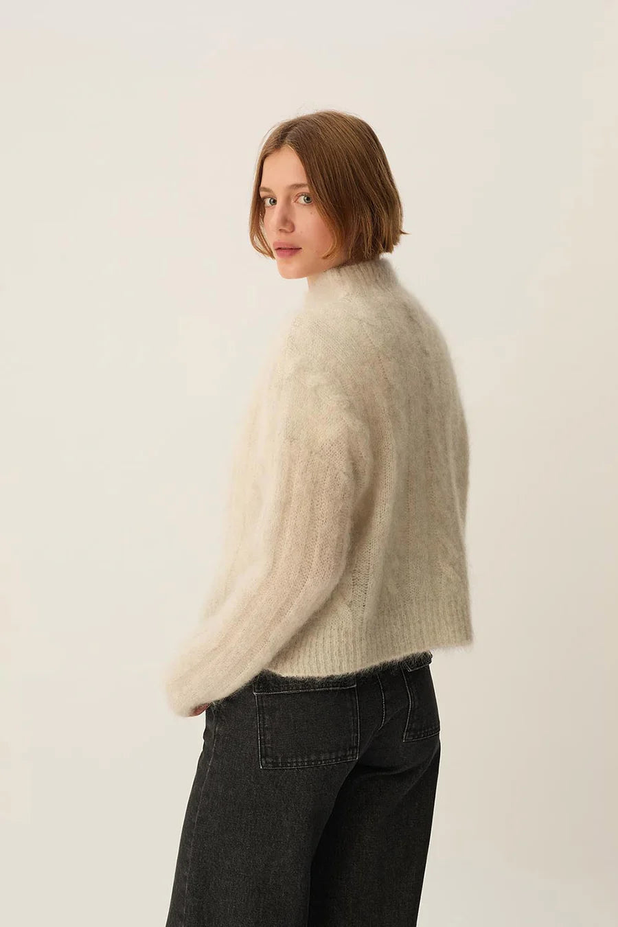 PULL ALONZO GRIS CHINE