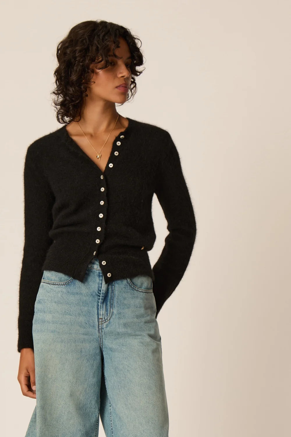 GILET BETTY NOIR