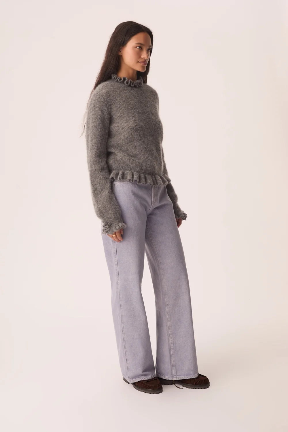 PULL CANELLO GRIS MOYEN