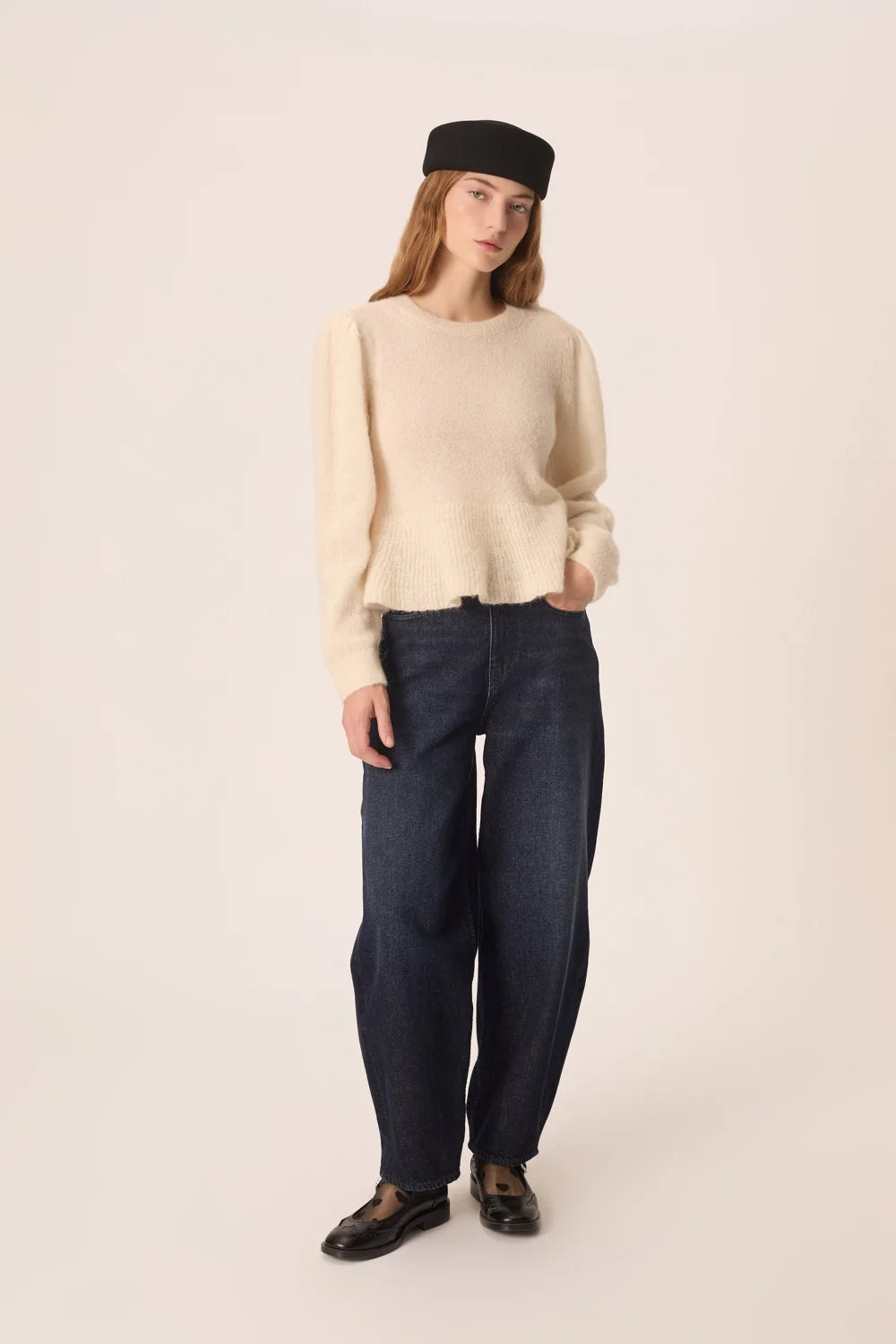 PULL BIANCA CREME