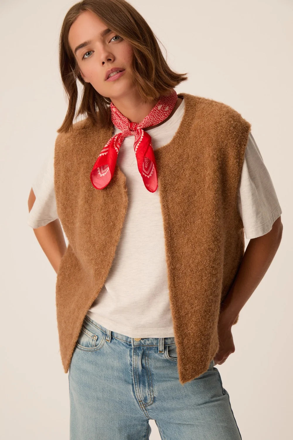 GILET ACHILLE CHAMOIS