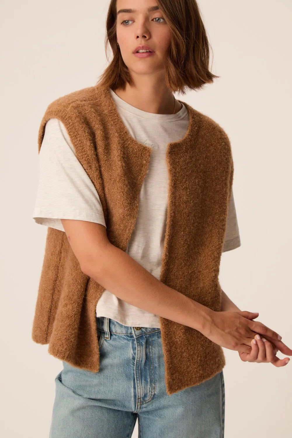GILET ACHILLE CHAMOIS
