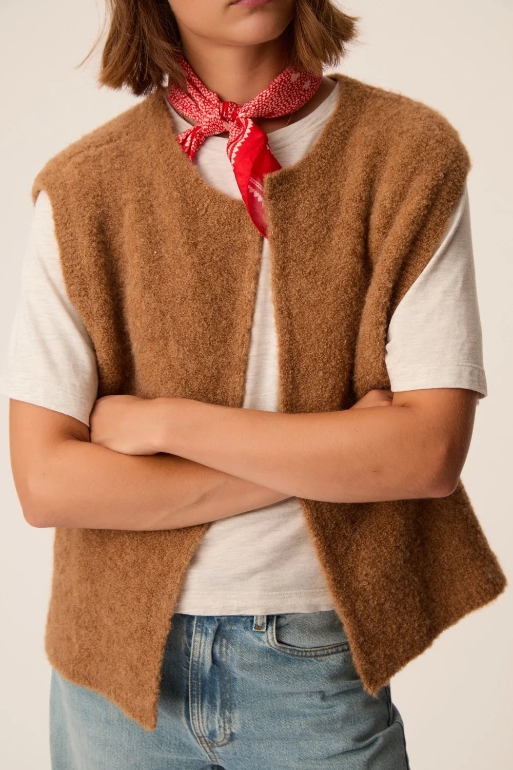 GILET ACHILLE CHAMOIS