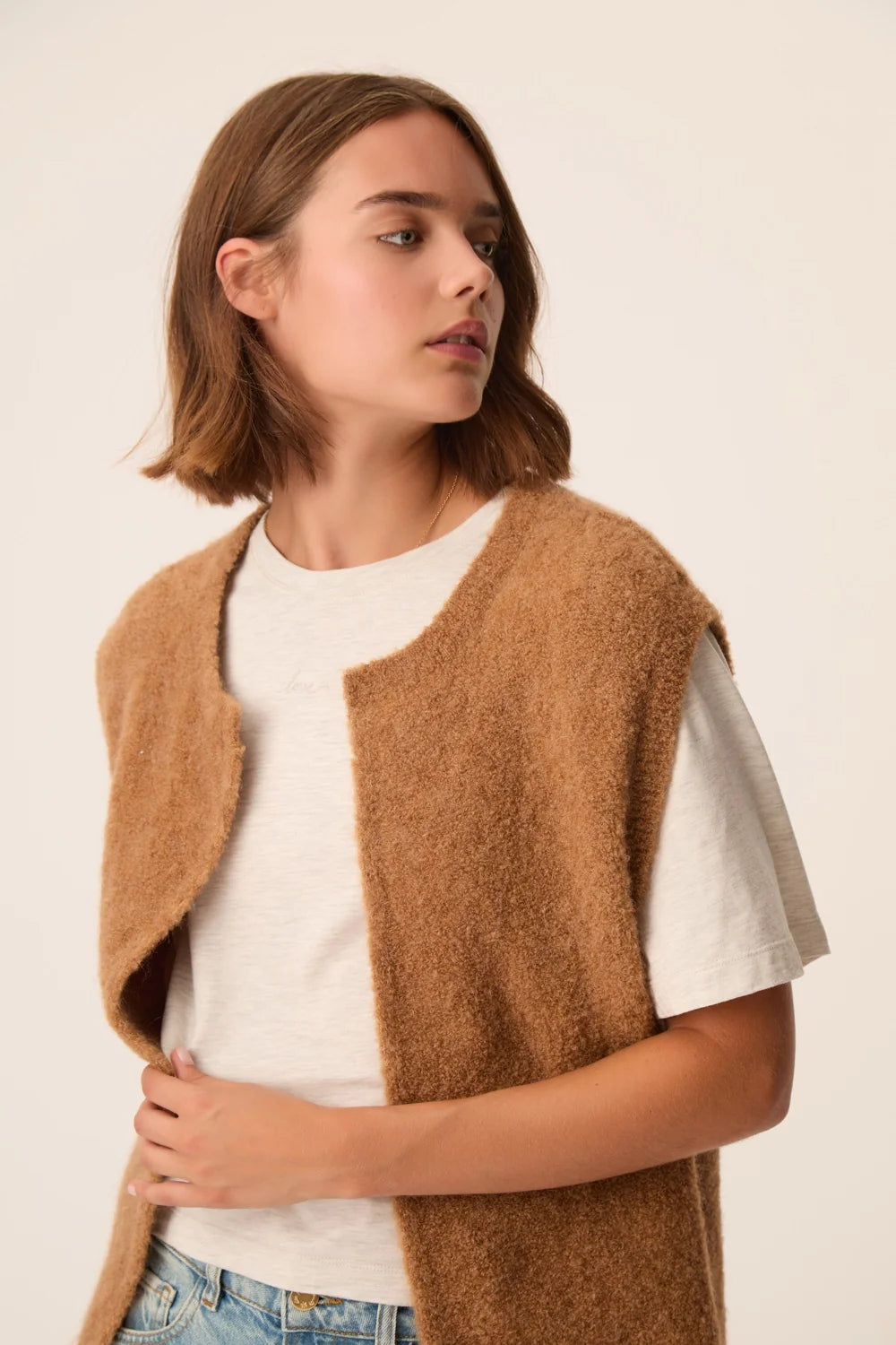 GILET ACHILLE CHAMOIS