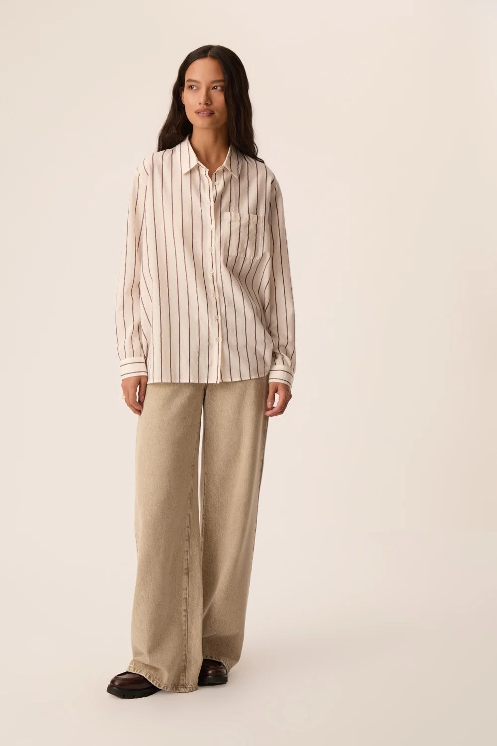 CHEMISE TINETTE LOUISIANA PRUNE