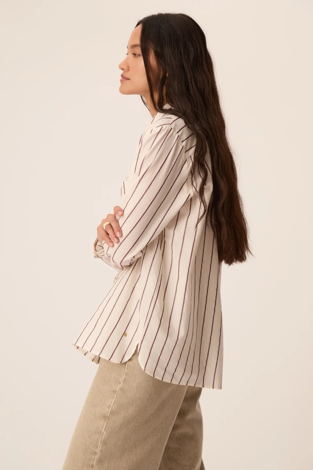 CHEMISE TINETTE LOUISIANA PRUNE