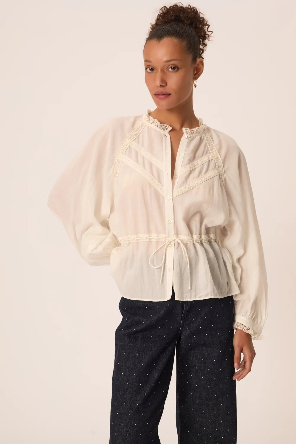 BLOUSE ERTYA ECRU