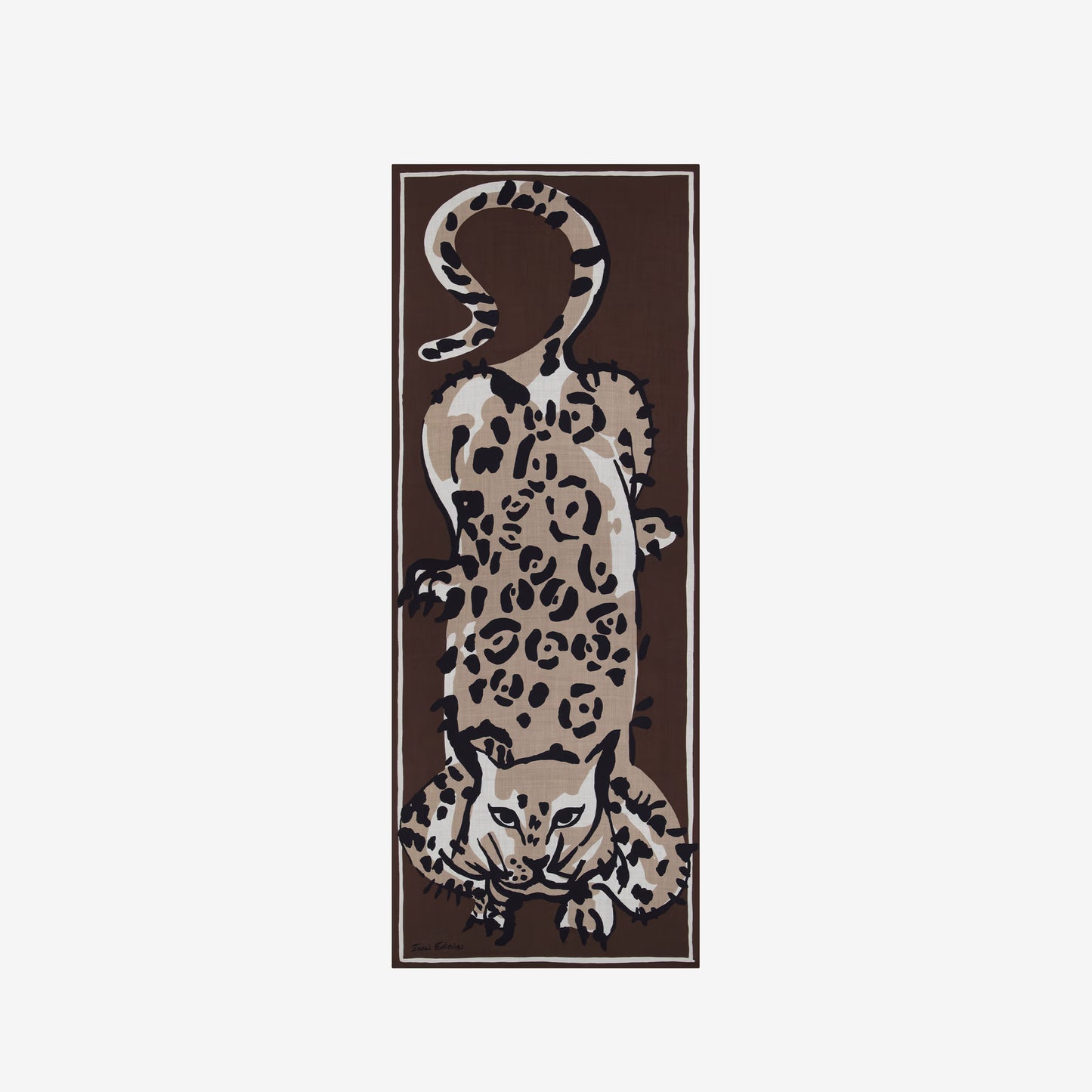Écharpe 70 - Félino - Marron