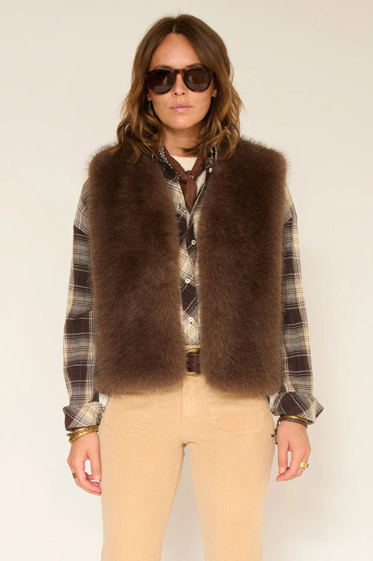 GILET - GALOU BROWN