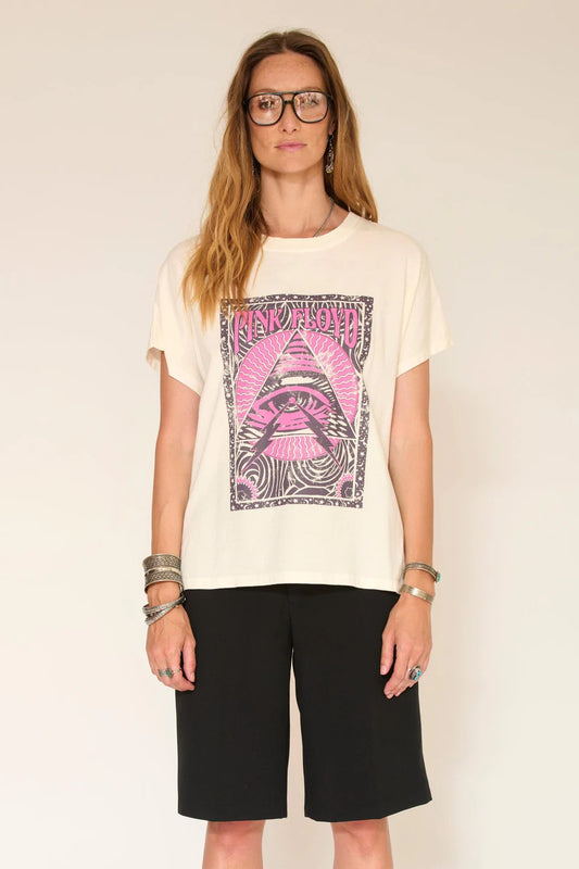 TEE-SHIRT - TERY PINKFLOYD NATURAL