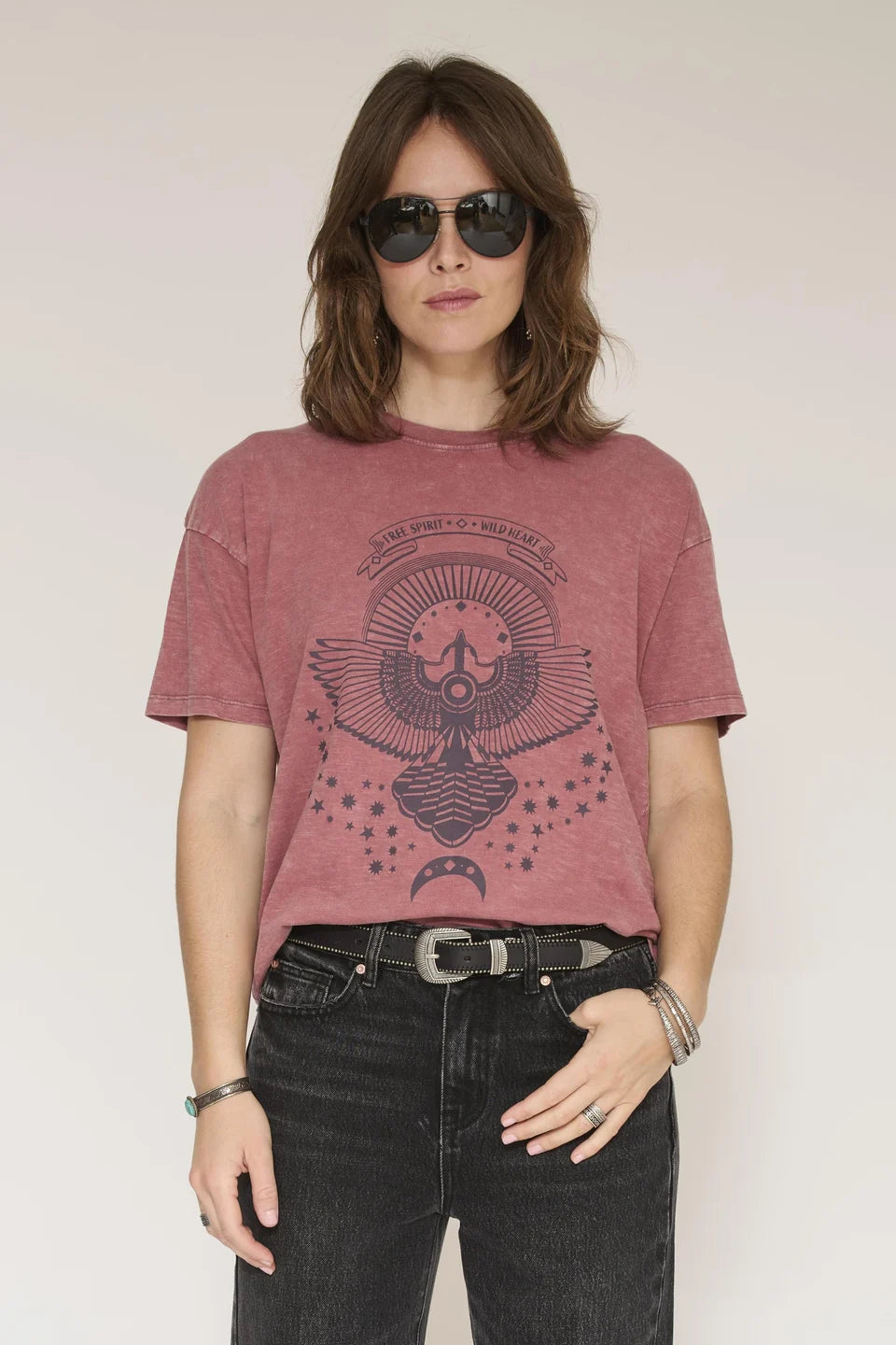 TSHIRT - TEYA-CHESTNUT