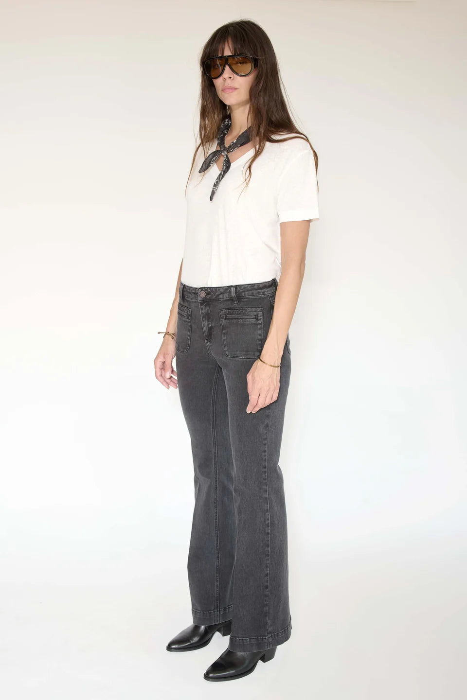 JEAN - THE DIANA PACIFIC DRILL-BLACK
