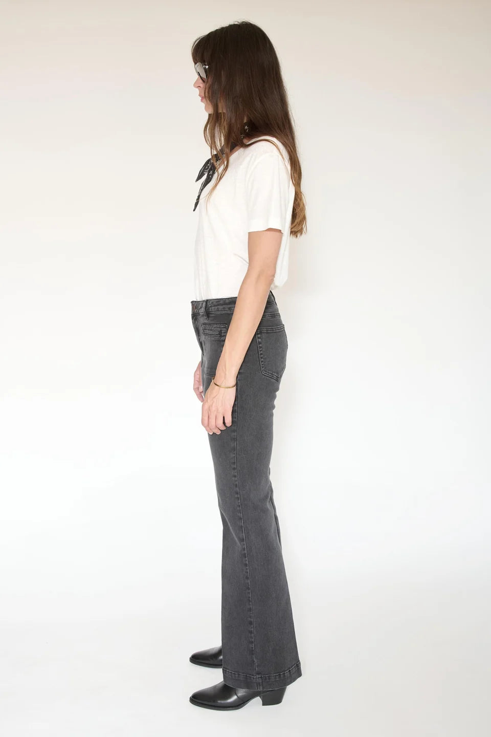 JEAN - THE DIANA PACIFIC DRILL-BLACK
