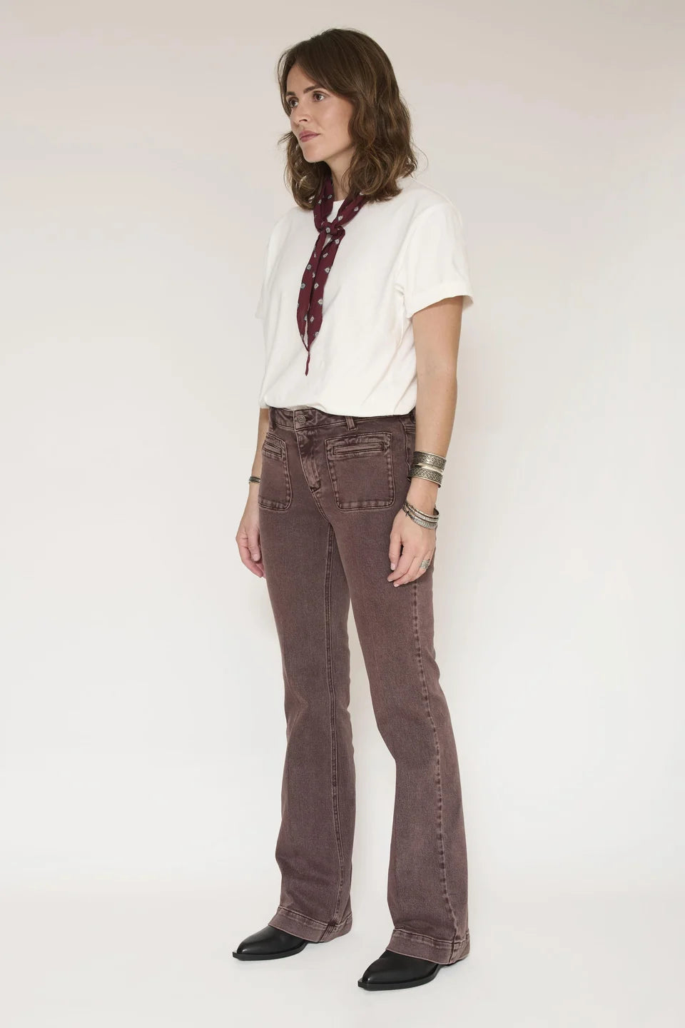 JEAN - THE DIANA PACIFIC DRILL-BROWN