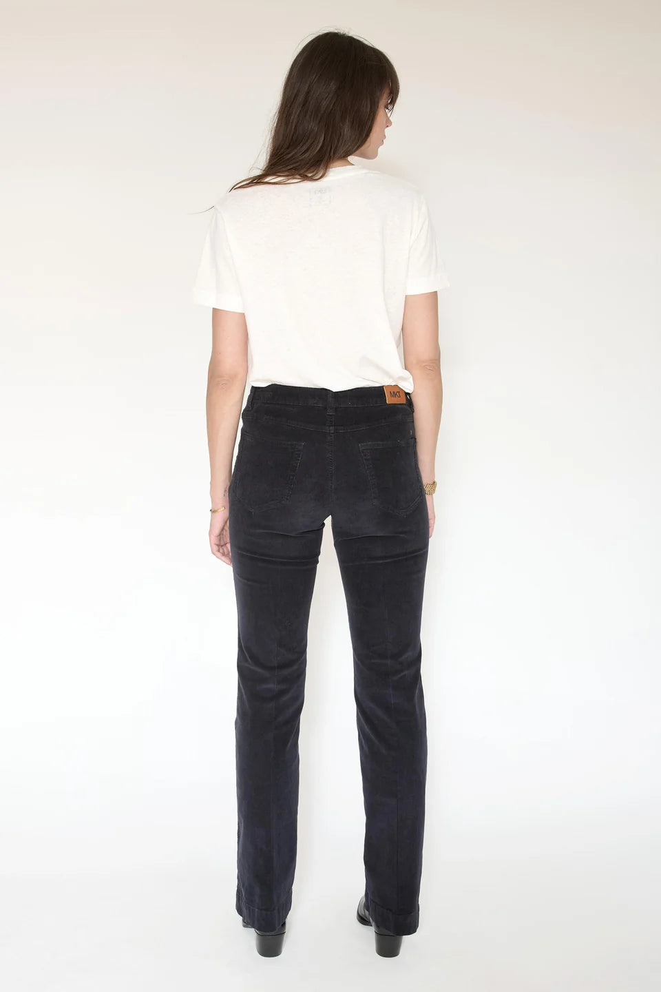PANTALON - THE DIANA VELVET-BLACK