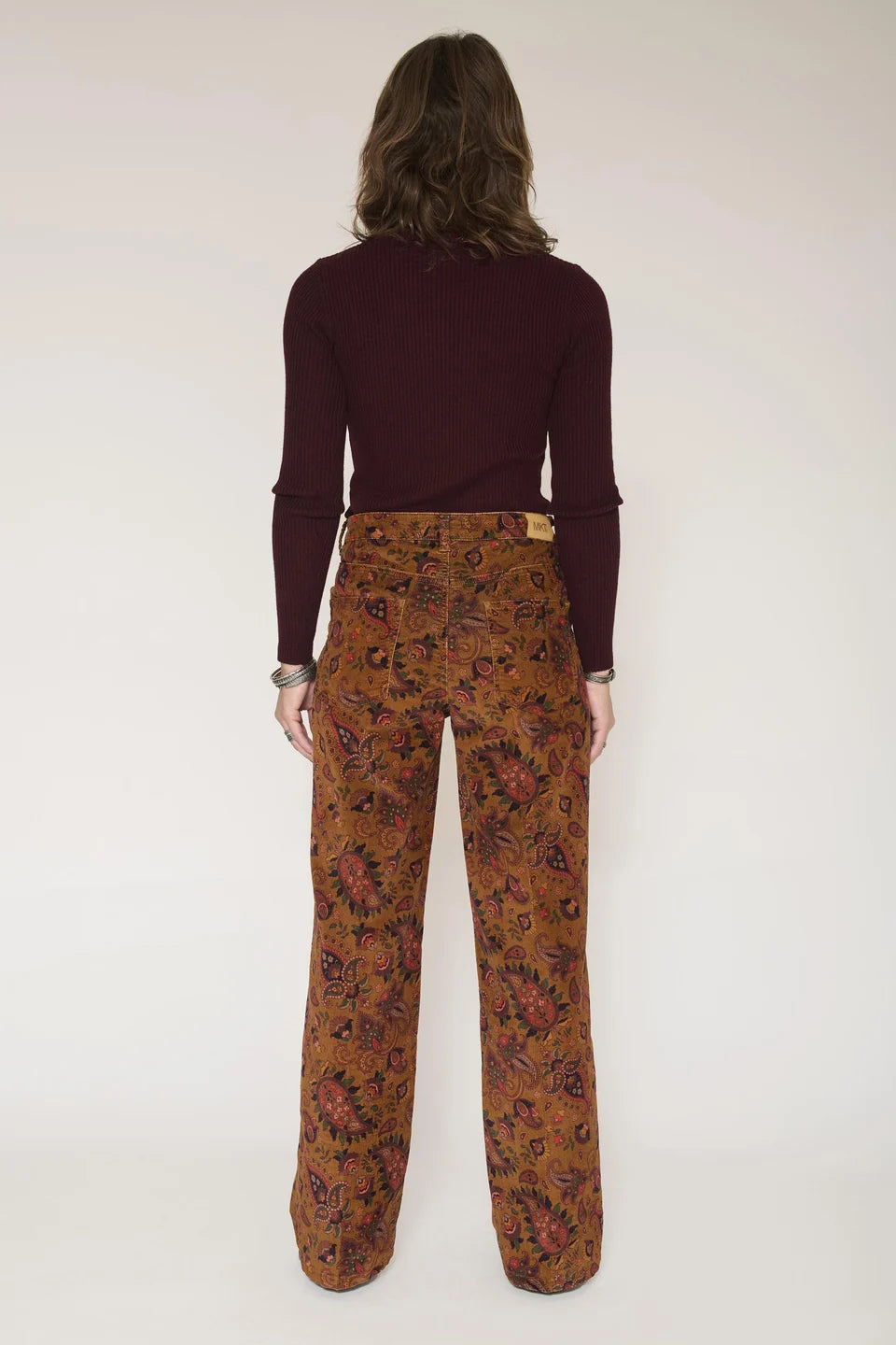 PANTALON - THE JAGGER PAISLEY-CAMEL