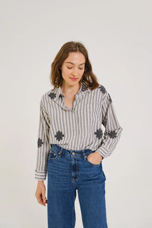 Chemise ELISA - FLAKE Noir