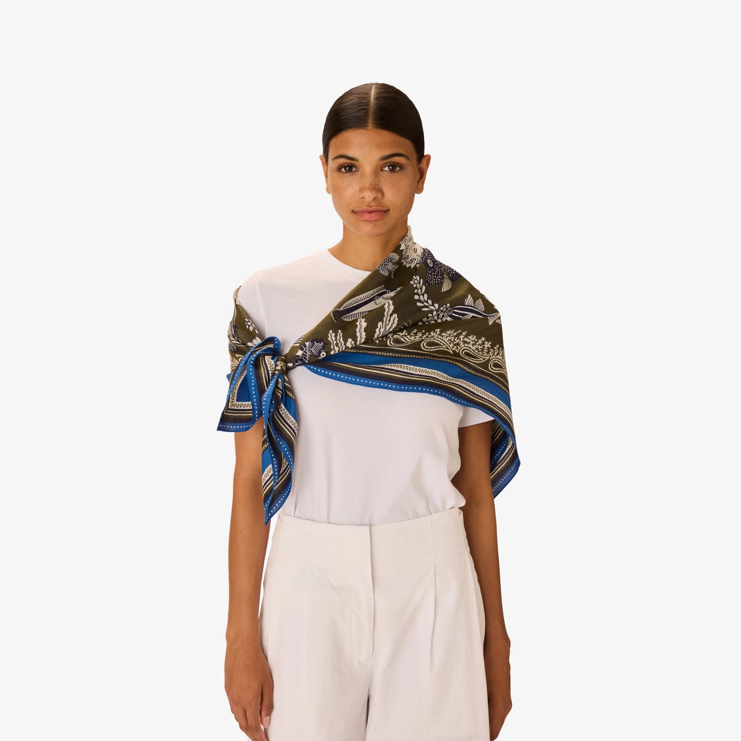 Carré 100 - Neptune - kaki