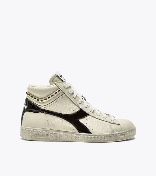 GAME L HIGH WAXED STUDS WN White Black