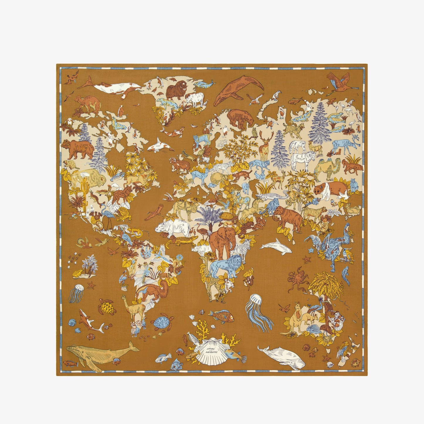 Carré 130 - Atlas - Beige