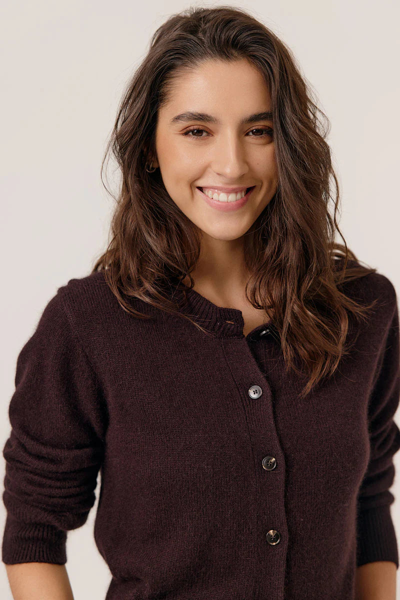 CARDIGAN CAROLINE Brown