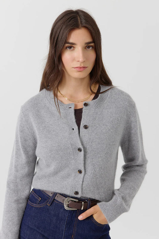 CARDIGAN CAROLINE Gray