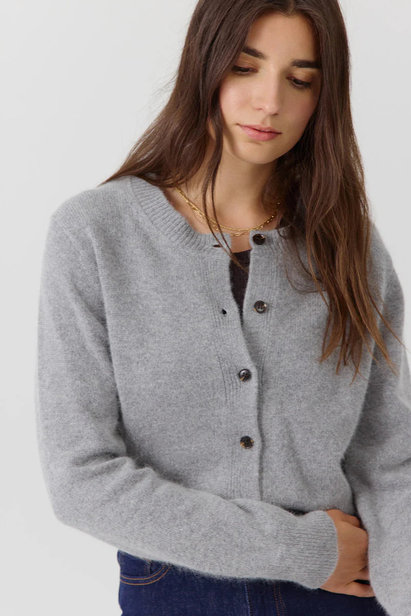 CARDIGAN CAROLINE Gray